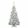 Árbol de Navidad artificial con ramas articuladas Verde 210 cm