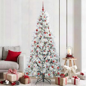 Árbol de Navidad artificial con ramas articuladas Verde 210 cm