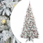 Árbol de Navidad artificial con ramas articuladas Verde 210 cm