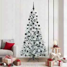 Árbol de Navidad artificial con ramas articuladas Verde 210 cm