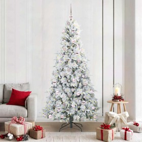 Árbol de Navidad artificial con ramas articuladas Verde 210 cm