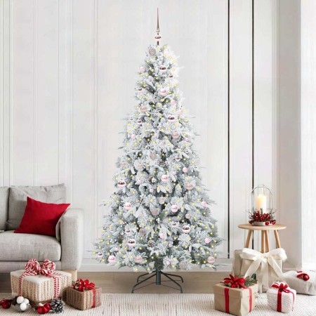Árbol de Navidad artificial con ramas articuladas Verde 210 cm