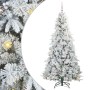 Árbol de Navidad artificial con ramas articuladas Verde 210 cm