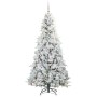 Árbol de Navidad artificial con ramas articuladas Verde 210 cm
