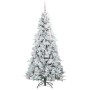 Árbol de Navidad artificial con ramas articuladas Verde 210 cm