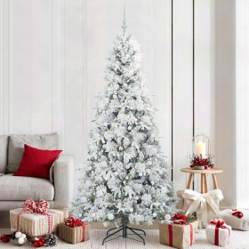 Árbol de Navidad artificial con ramas articuladas Verde 210 cm