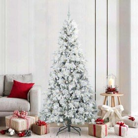Árbol de Navidad artificial con ramas articuladas Verde 210 cm