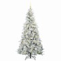 Árbol de Navidad artificial con ramas articuladas Verde 210 cm