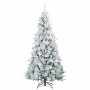 Árbol de Navidad artificial con ramas articuladas Verde 210 cm