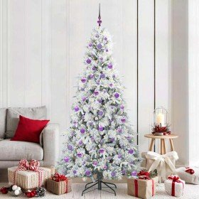 Árbol de Navidad artificial con ramas articuladas Verde 210 cm