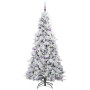 Árbol de Navidad artificial con ramas articuladas Verde 210 cm