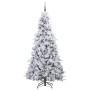 Árbol de Navidad artificial con ramas articuladas Verde 210 cm
