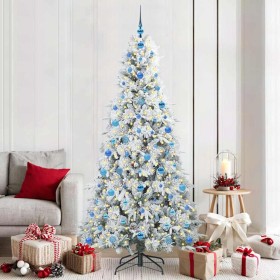 Árbol de Navidad artificial con ramas articuladas Verde 210 cm