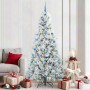 Árbol de Navidad artificial con ramas articuladas Verde 210 cm
