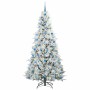 Árbol de Navidad artificial con ramas articuladas Verde 210 cm