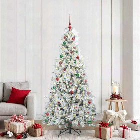 Árbol de Navidad artificial con ramas articuladas Verde 210 cm