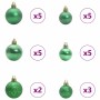Árbol de Navidad artificial con ramas articuladas Verde 210 cm