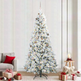 Árbol de Navidad artificial con ramas articuladas Verde 240 cm
