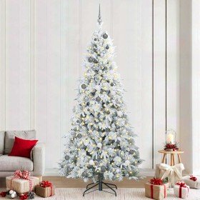 Árbol de Navidad artificial con ramas articuladas Verde 240 cm