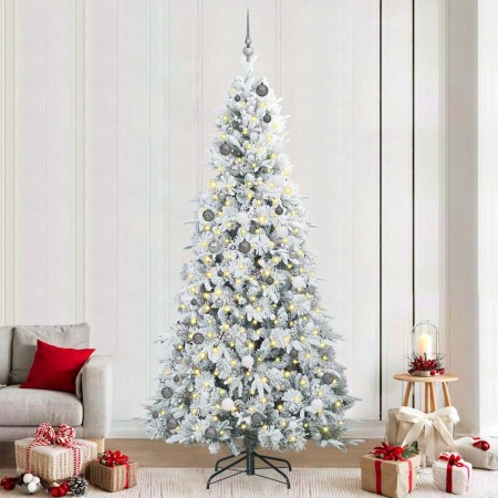 Árbol de Navidad artificial con ramas articuladas Verde 240 cm