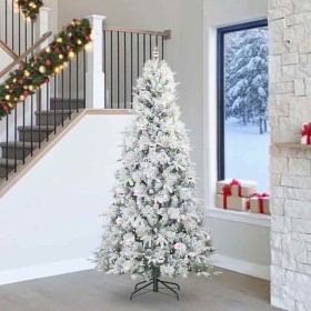 Árbol de Navidad artificial con ramas articuladas Verde 240 cm