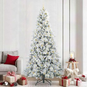 Árbol de Navidad artificial con ramas articuladas Verde 240 cm