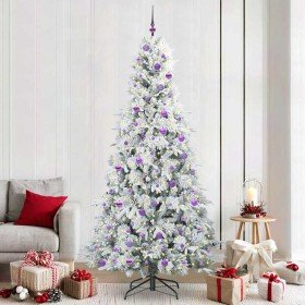 Árbol de Navidad artificial con ramas articuladas Verde 240 cm