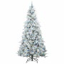 Árbol de Navidad artificial con ramas articuladas Verde 240 cm