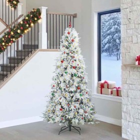 Árbol de Navidad artificial con ramas articuladas Verde 240 cm