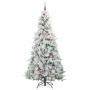 Árbol de Navidad artificial con ramas articuladas Verde 240 cm