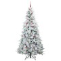 Árbol de Navidad artificial con ramas articuladas Verde 240 cm