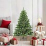 Árbol de Navidad artificial con 150 LED Verde 120 cm PE y PVC
