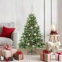Árbol de Navidad artificial con 150 LED Verde 120 cm PE y PVC