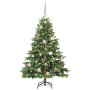 Árbol de Navidad artificial con 150 LED Verde 120 cm PE y PVC