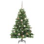Árbol de Navidad artificial con 150 LED Verde 120 cm PE y PVC