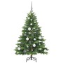 Árbol de Navidad artificial con 150 LED Verde 120 cm PE y PVC