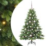Árbol de Navidad artificial con 150 LED Verde 120 cm PE y PVC
