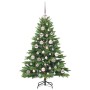 Árbol de Navidad artificial con 150 LED Verde 120 cm PE y PVC