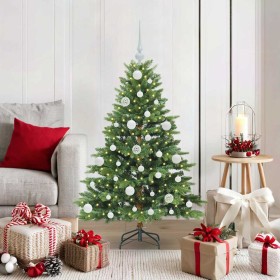 Árbol de Navidad artificial con 150 LED Verde 120 cm PE y PVC