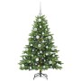 Árbol de Navidad artificial con 150 LED Verde 120 cm PE y PVC