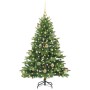 Árbol de Navidad artificial con 150 LED Verde 120 cm PE y PVC