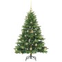 Árbol de Navidad artificial con 150 LED Verde 120 cm PE y PVC