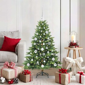 Árbol de Navidad artificial con 150 LED Verde 120 cm PE y PVC
