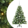 Árbol de Navidad artificial con 150 LED Verde 120 cm PE y PVC