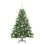 Árbol de Navidad artificial con 150 LED Verde 120 cm PE y PVC