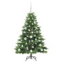 Árbol de Navidad artificial con 150 LED Verde 120 cm PE y PVC