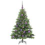 Árbol de Navidad artificial con 150 LED Verde 120 cm PE y PVC