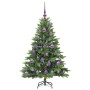 Árbol de Navidad artificial con 150 LED Verde 120 cm PE y PVC