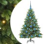 Árbol de Navidad artificial con 150 LED Verde 120 cm PE y PVC