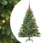 Árbol de Navidad artificial con 150 LED Verde 120 cm PE y PVC